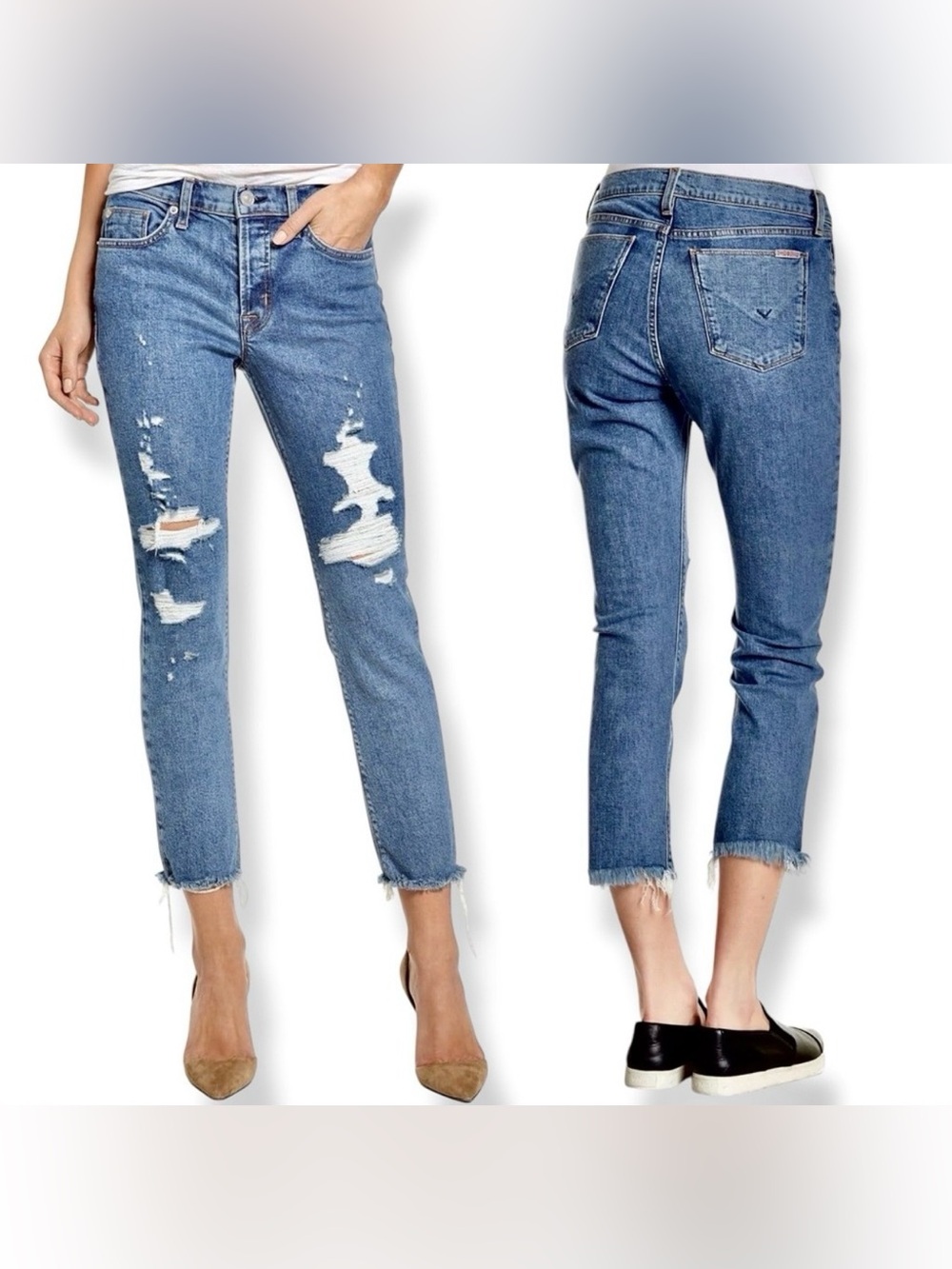 Hudson Luxe Crop Riley Relaxed Straight